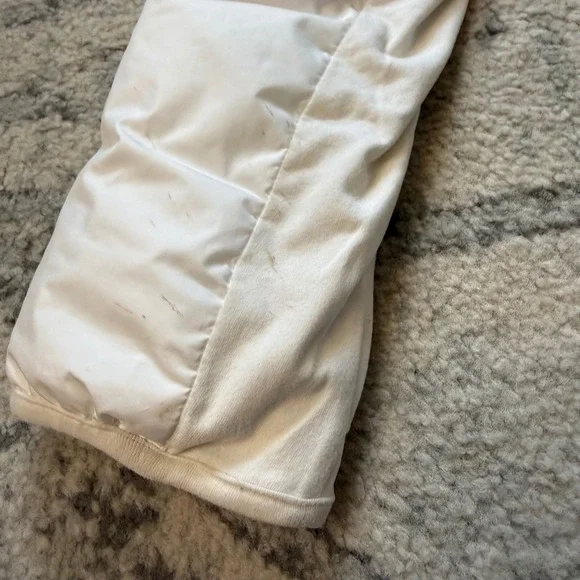 Lululemon Down For It All Jacket White Size 4 Slim Fit Hooded Puffer Coat - Picture 7 of 8